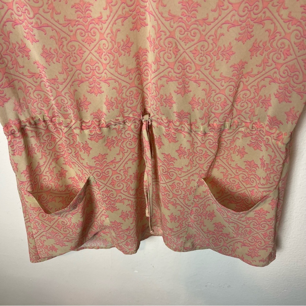 Cabi Poolside Top Tunic With Drawstring Waist Siz… - image 4